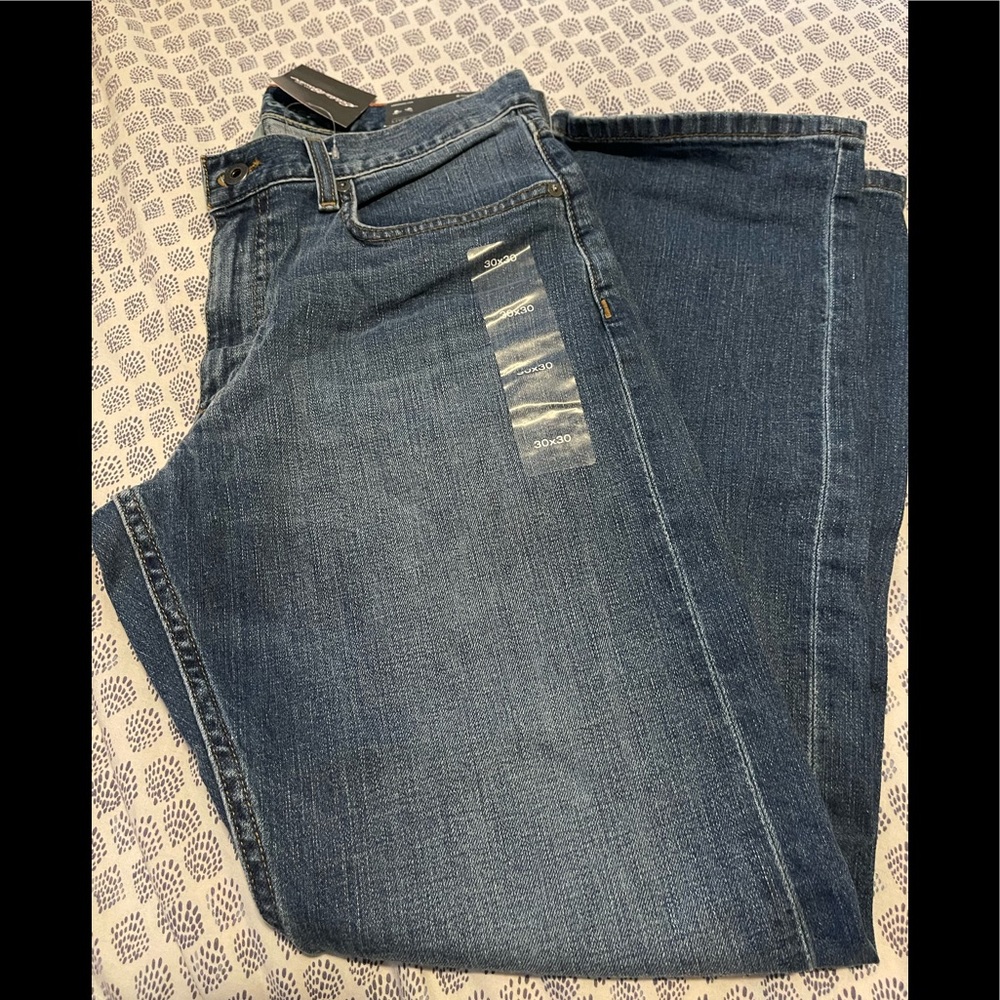 Eddie Bauer Classic straight Regular Stretch Denim Jeans NWT